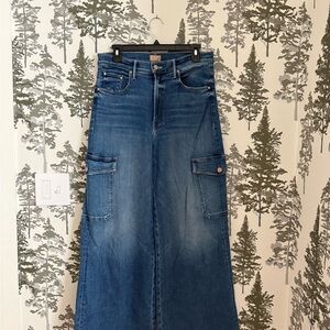 MOTHER Denim Cargo Flare Jeans